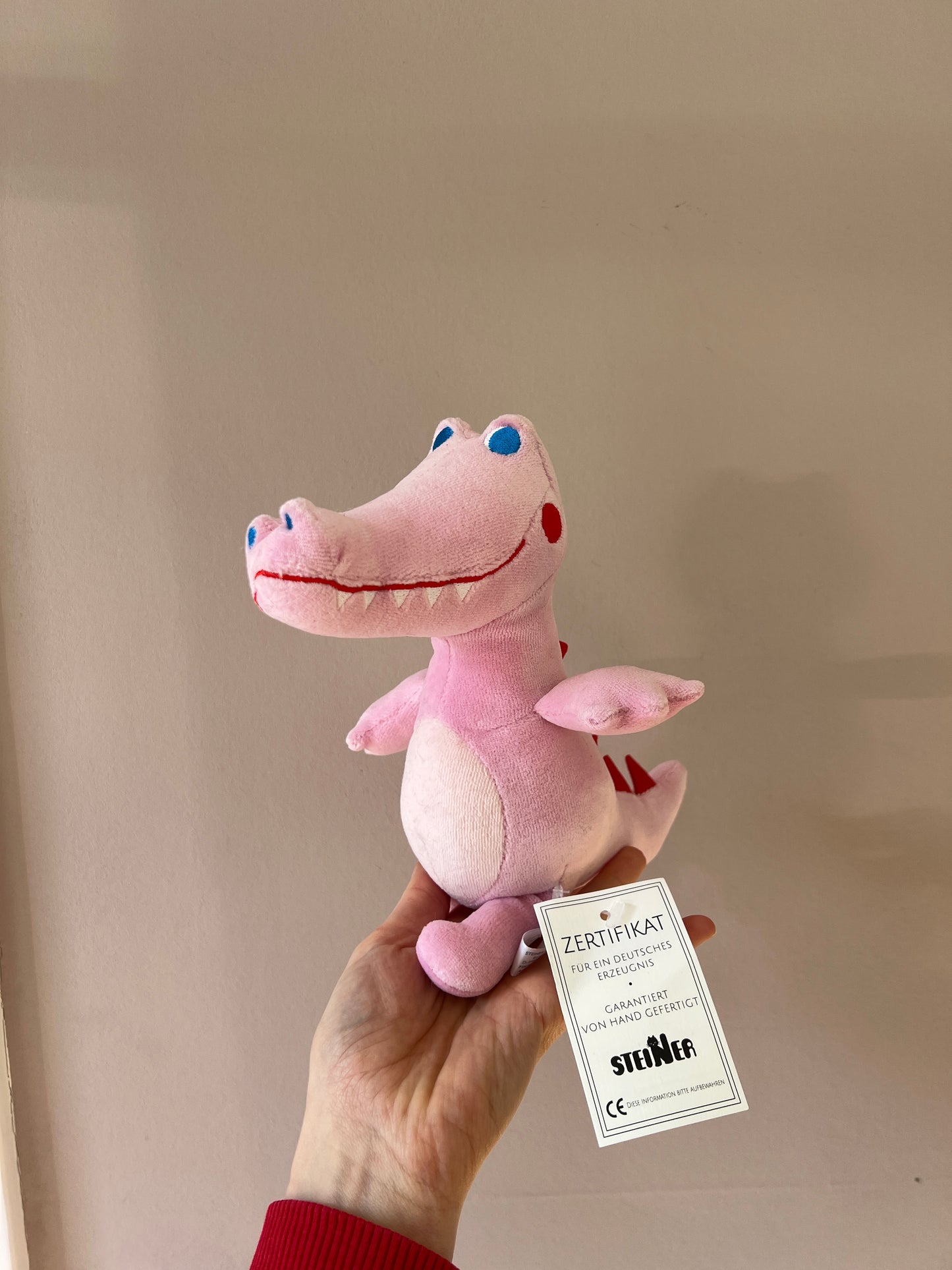 Plüschtier Rosa Krokodil X Steiner Plüschtiere