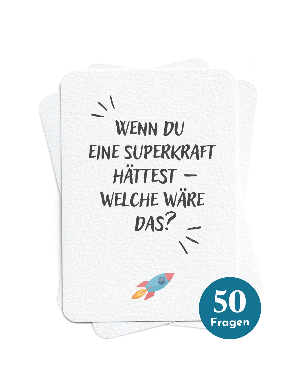 Fragen-Kartenspiel für Familien