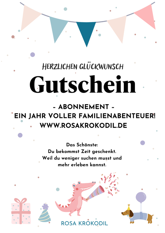 Gutschein Premium Abenteuer - 1 Jahr